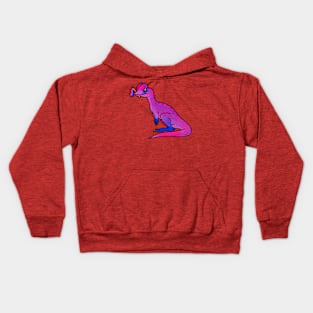 BIlophosaurus Prideosaur - Pride Month Bisexual Flag Dinosaur Kids Hoodie